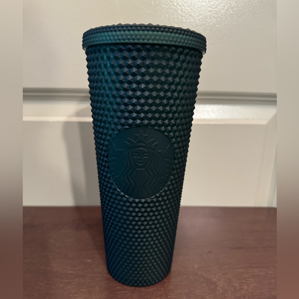 STARBUCKS Dark Green Jelly Studded Tumbler 24oz Venti - Picture 3 of 4